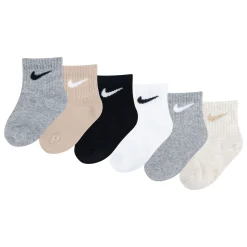 Socks|Underwear & Socks>Nike Swoosh Ankle Socks (6) 2-4 Grey