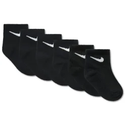 Socks|Underwear & Socks>Nike Swoosh Ankle Socks (6) 6-24m Black