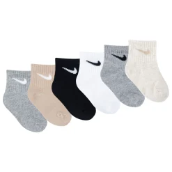 Hot Swoosh Ankle Socks (6) 6-24m BOY Socks|Underwear & Socks