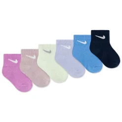 Socks|Underwear & Socks>Nike Swoosh Ankle Socks (6) 6-24m Pink