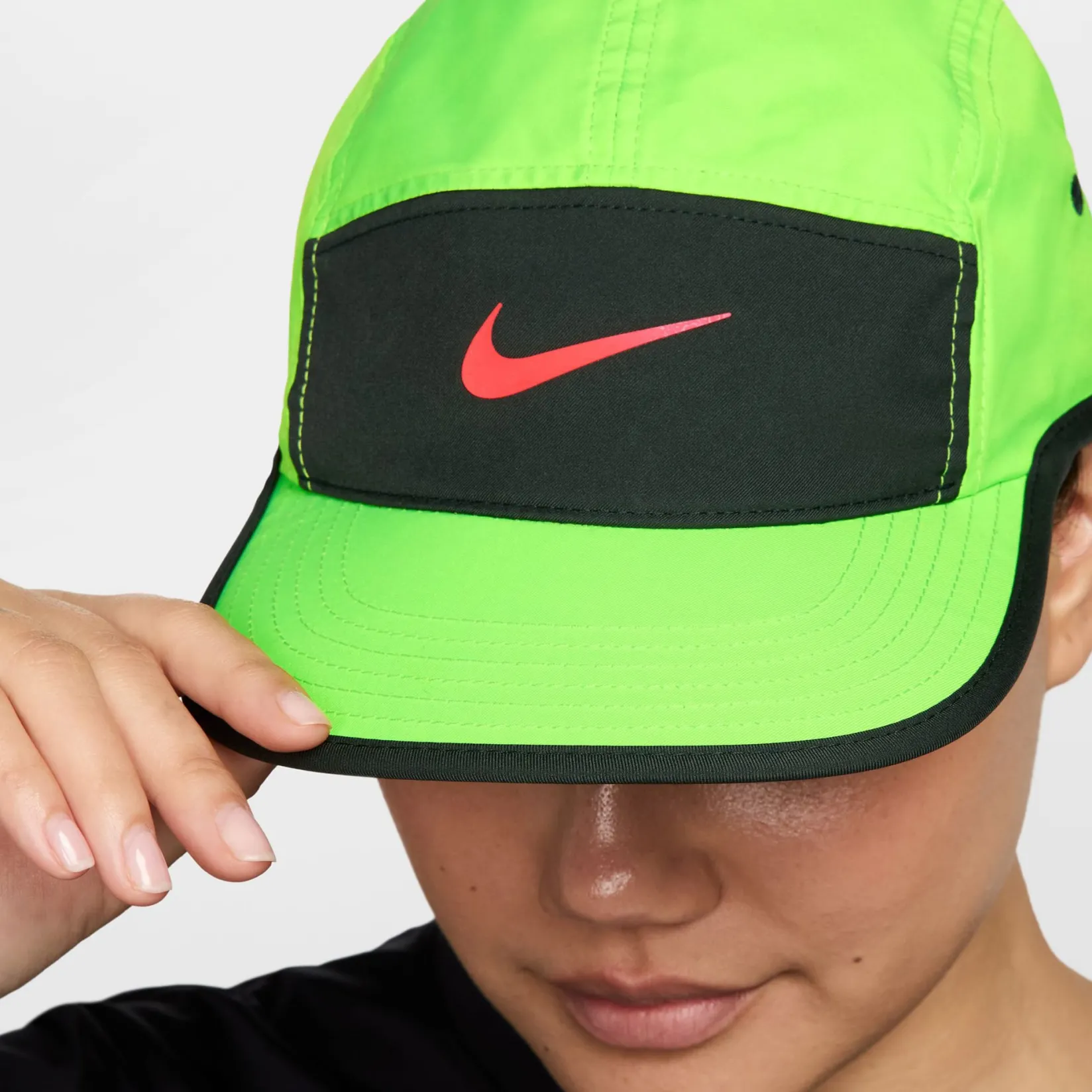 Hats And Caps>Nike Swoosh Cap 7-16y Lime