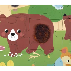 Hot Tactile Puzzle Forest Animal Kids Puzzles