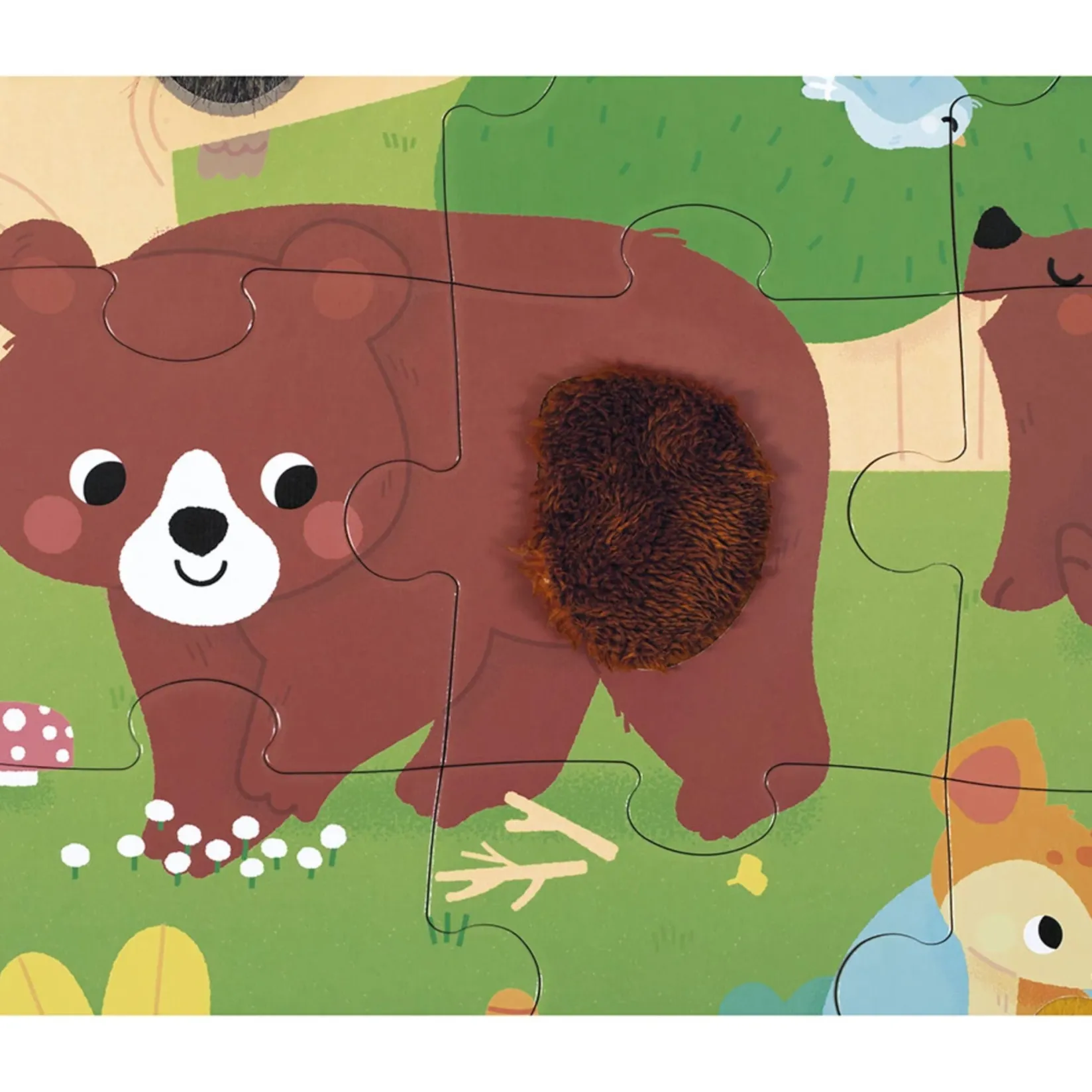 Hot Tactile Puzzle Forest Animal Kids Puzzles