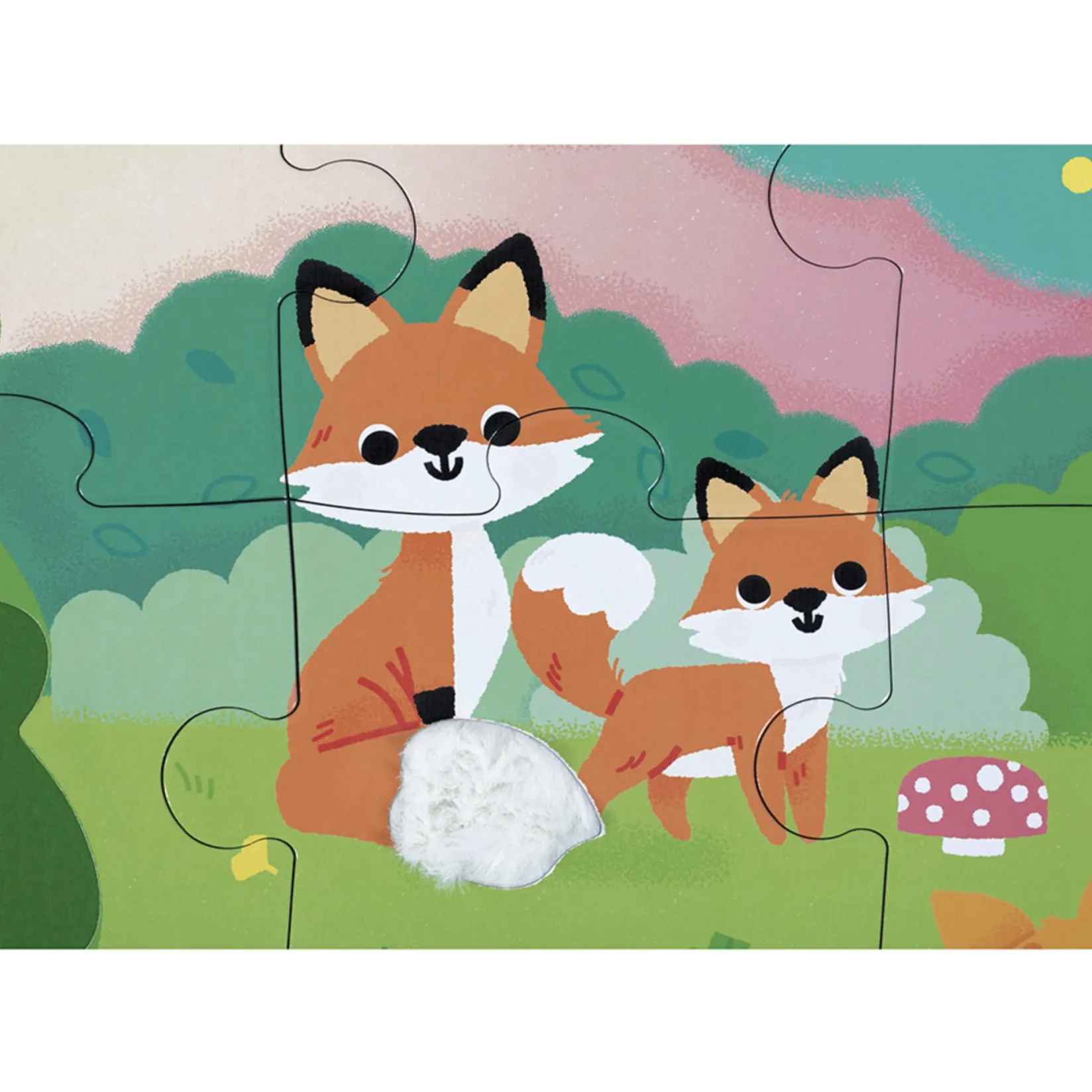 Hot Tactile Puzzle Forest Animal Kids Puzzles