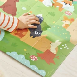 Hot Tactile Puzzle Forest Animal Kids Puzzles