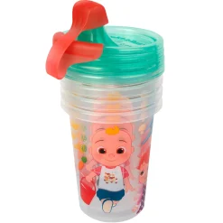 Sale Take & Toss CoComelon Sippy Cups 10oz (4) Kids Tableware|Plates & Placemats