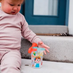 Sale Take & Toss CoComelon Sippy Cups 10oz (4) Kids Tableware|Plates & Placemats