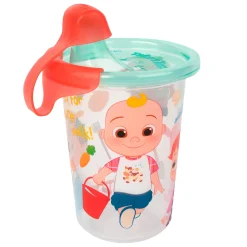 Sale Take & Toss CoComelon Sippy Cups 10oz (4) Kids Tableware|Plates & Placemats