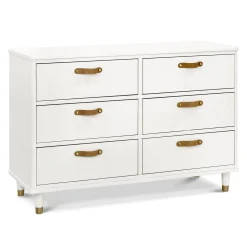 Sale Tanner 6-Drawer Dresser - Warm White Storage Furniture