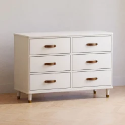 Sale Tanner 6-Drawer Dresser - Warm White Storage Furniture