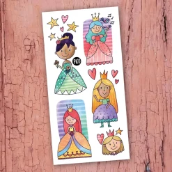 New Tattoos Pico - Princesse and Friends Kids Temporary Tattoos|Diy & Activities