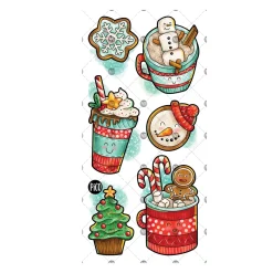 Hot Tattoos Pico-hot Chocolates Kids Temporary Tattoos|Diy & Activities