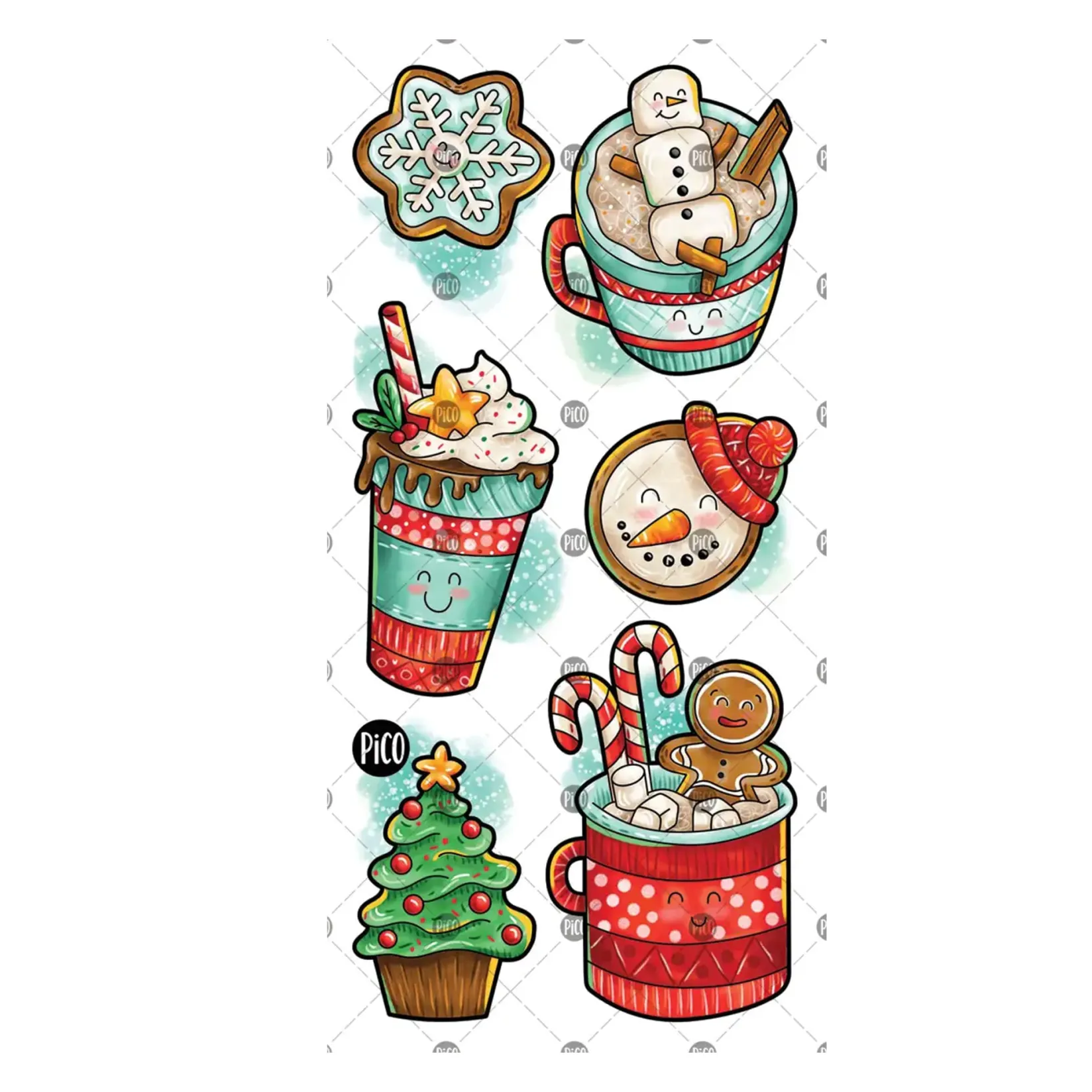 Hot Tattoos Pico-hot Chocolates Kids Temporary Tattoos|Diy & Activities