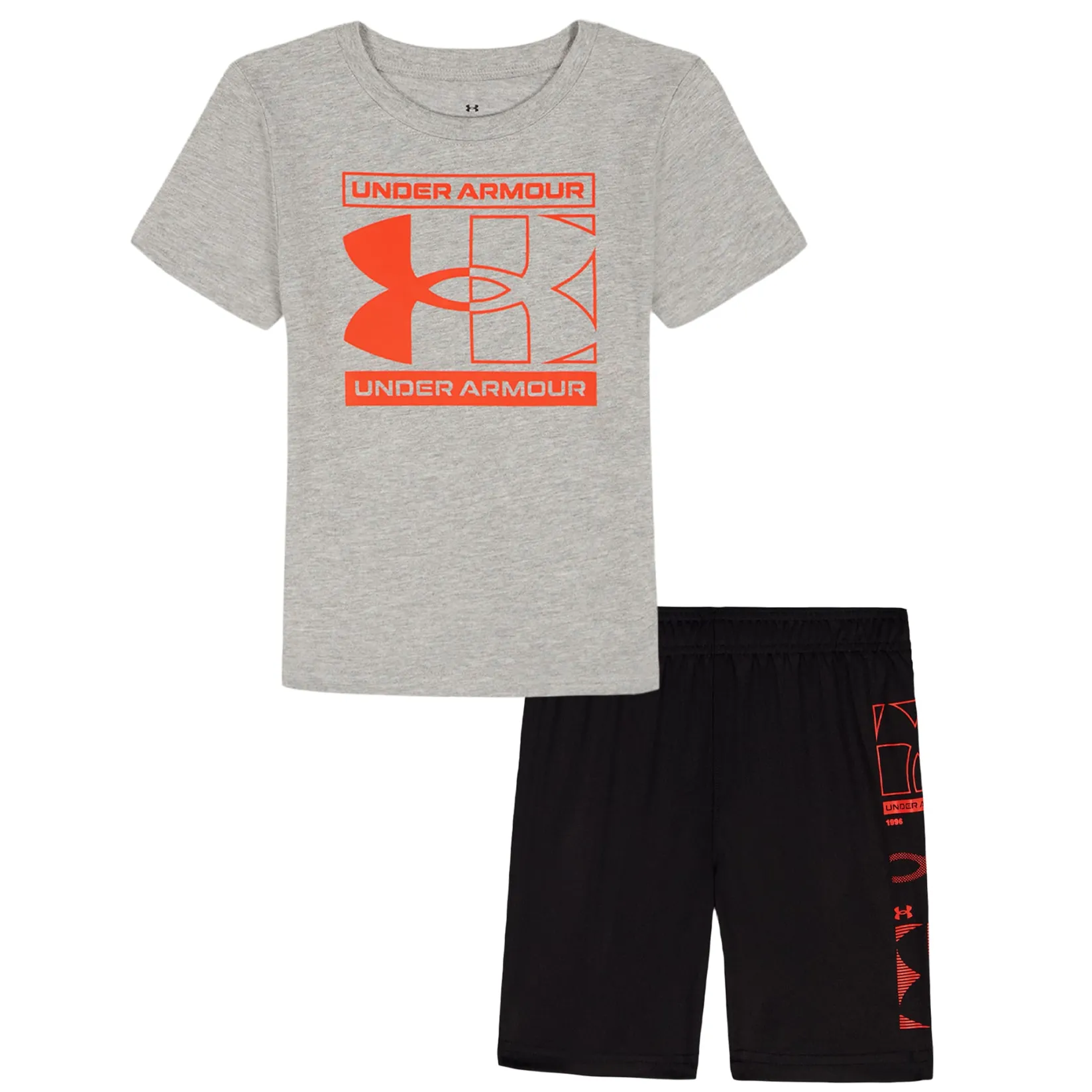 Outfit Sets|Sportswear>Under Armour Tech Decon Ss Set 2-4t Gris