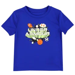 Sportswear|Tops>Under Armour Tech Sports Burst Ss 2-4t Bleu Royal