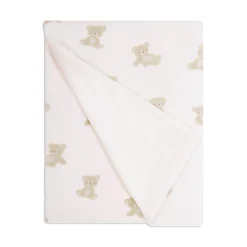 Outlet Teddy-printed Plush Blanket Kids Blankets|Blankets