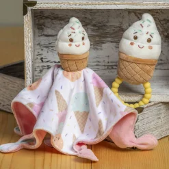 New Teether Rattle - Ice Cream Teething Toys