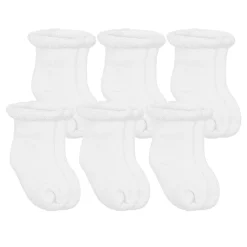Socks|Underwear & Socks>Kushies Terry Sock (6) Newborn - White
