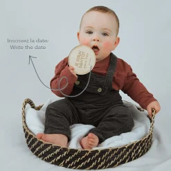 Baby Memories|Baby Memories>Jubanou The Wooden Milestone Disc Set – My First Times