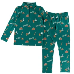 Underwear & Socks|Fleeces And Sweatshirts>Birdz Thermal Chalet Set 2-14 y Forest