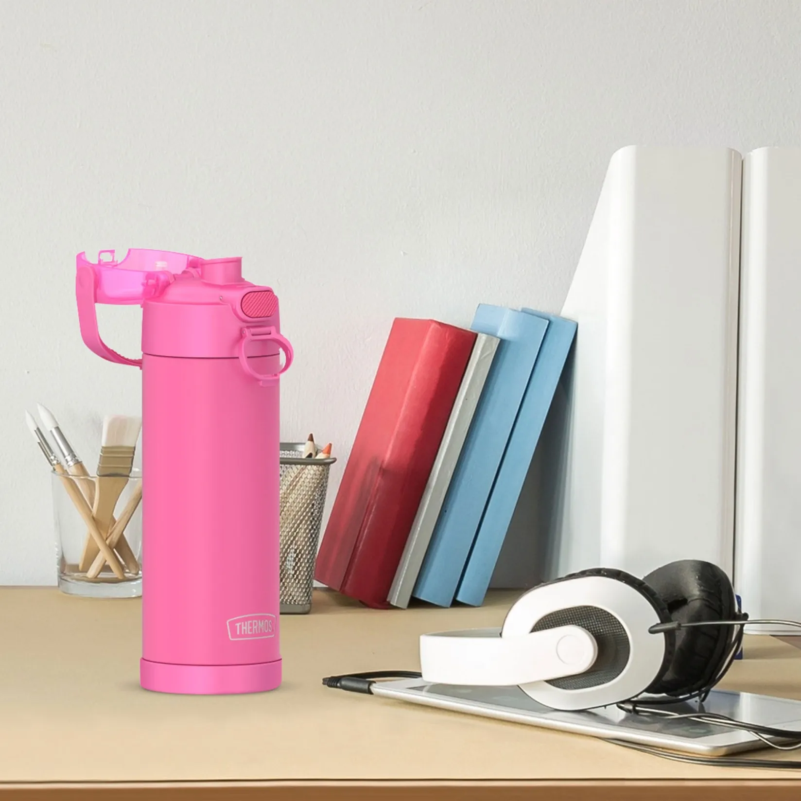 Tableware|Bottles & Insulated Bottles>Thermos Bottle 470ml - Neon Pink