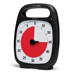 Clocks & Timers|Clocks & Alarm Clocks>FDMT Time Timer Plus 60min - Charcoal
