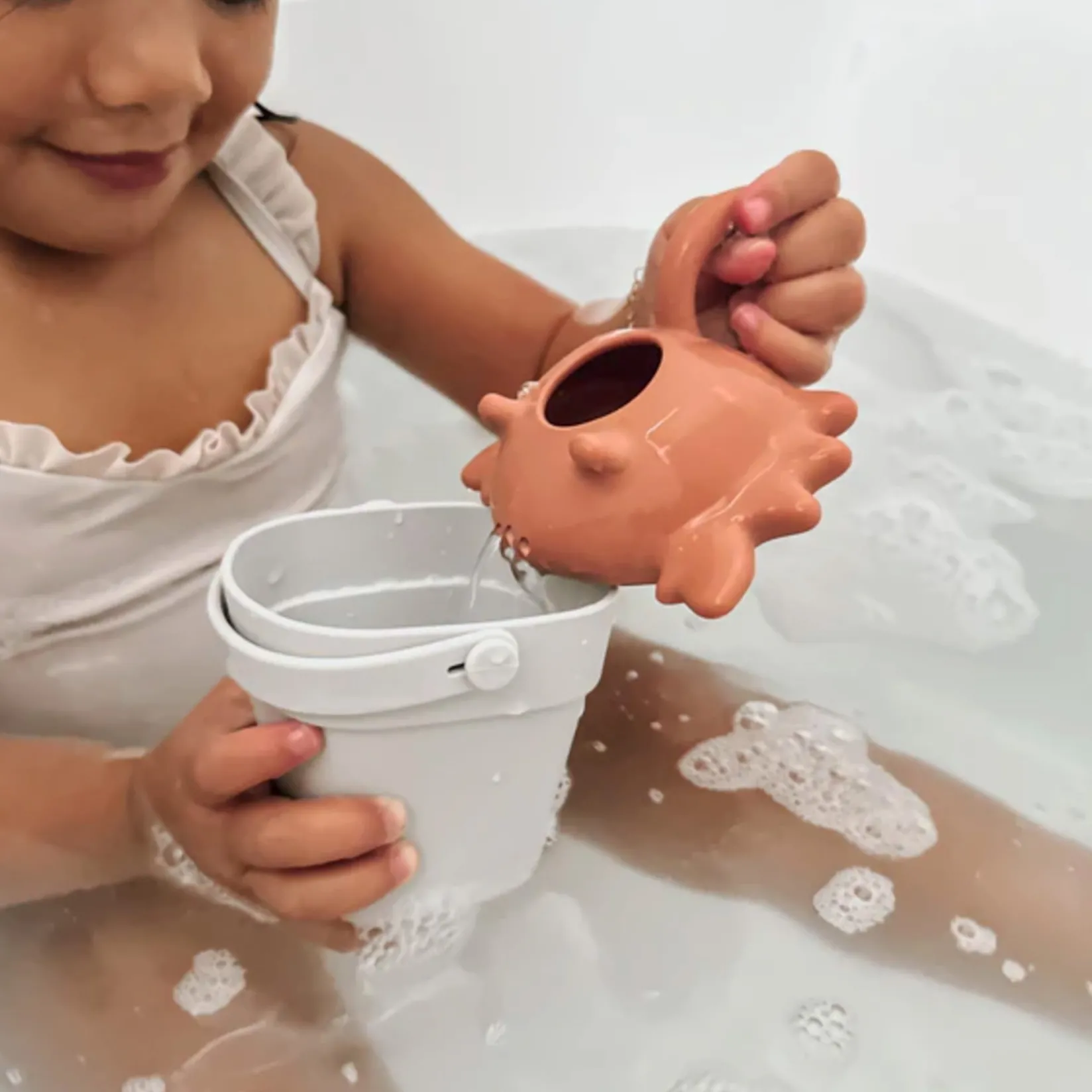 Tiny Bath Bucket - Sunset Bath Toys|Bath Accessories