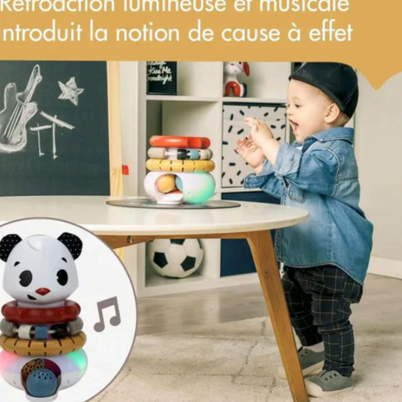 Sale Tiny Rocker Stacking Panda Toy Developmental Toys|Balls & Stacking Toys