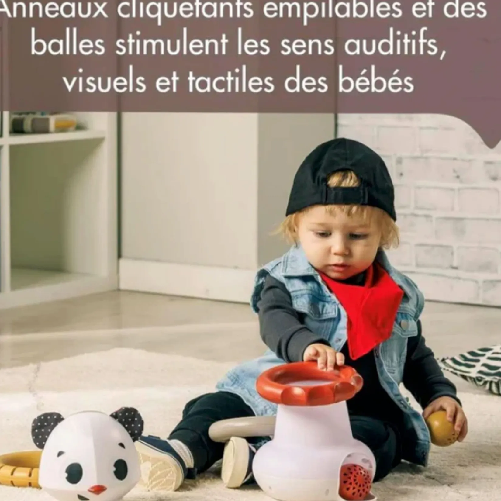 Sale Tiny Rocker Stacking Panda Toy Developmental Toys|Balls & Stacking Toys