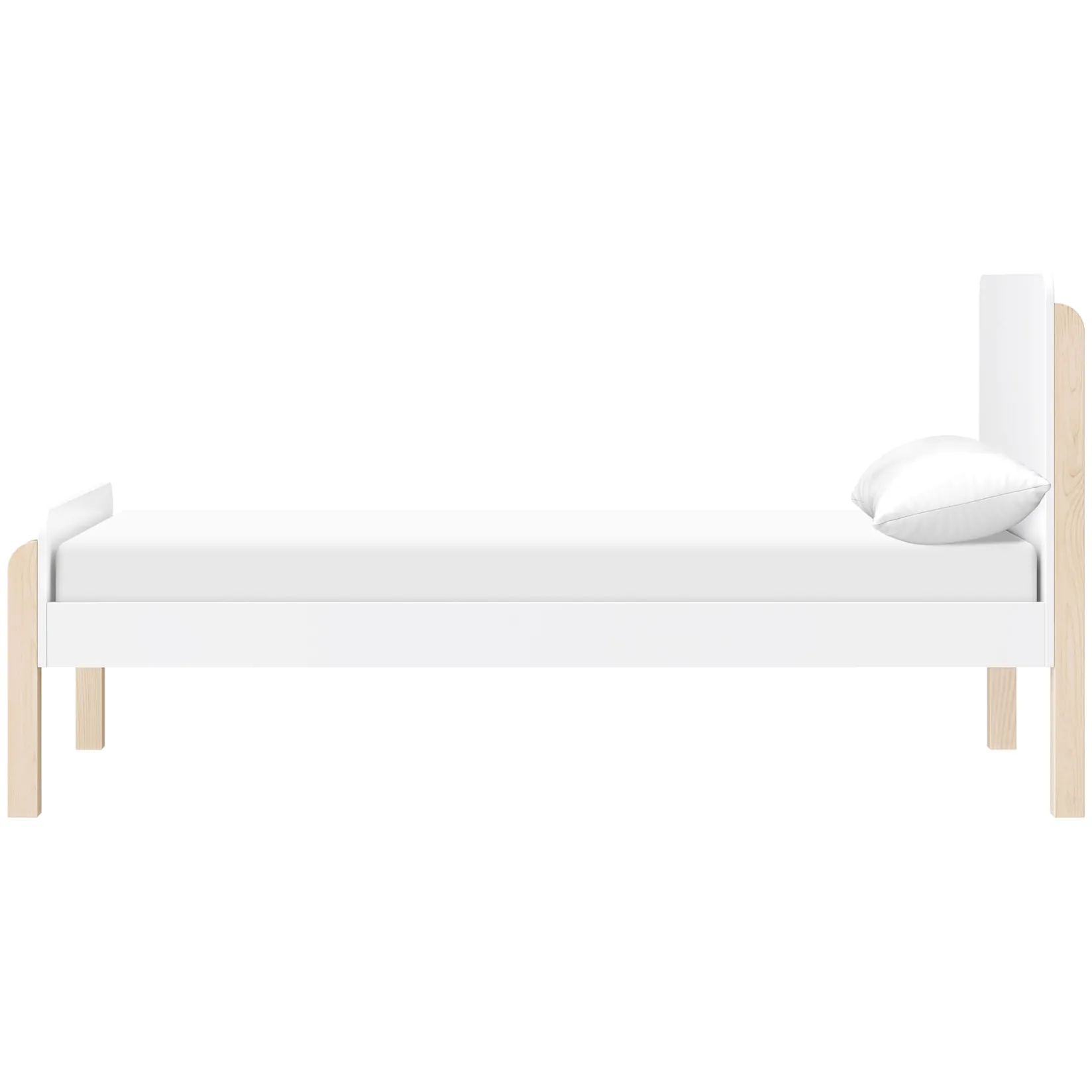 Discount TipToe Twin Bed - White and Washed Natural Twin, Full & Queen Beds