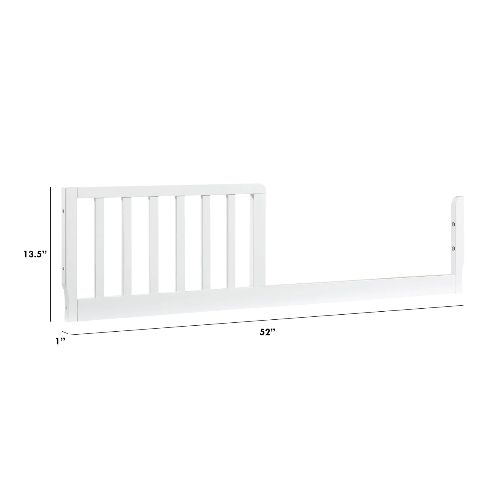 Discount Toddler Bed Conversion Kit - White Finish Toddler Rails|Cribs & Mattresses