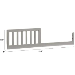 Toddler Bed Conversion Kit - Grey Finish Toddler Rails|Cribs & Mattresses