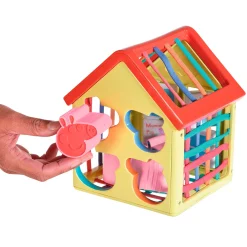Best Toomies Peppa’s Activity House - Activity Center with Shape Sorting and Color Matching Games Kids Puzzles