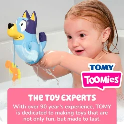 Clearance Toomies Swimming Bluey Bath Toy with Seahorse Bath Toys|Bath Accessories