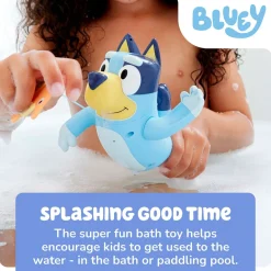 Clearance Toomies Swimming Bluey Bath Toy with Seahorse Bath Toys|Bath Accessories