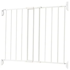 Gates & Safety>Safety 1st Top of Stairs Expanding Metal Gate - White