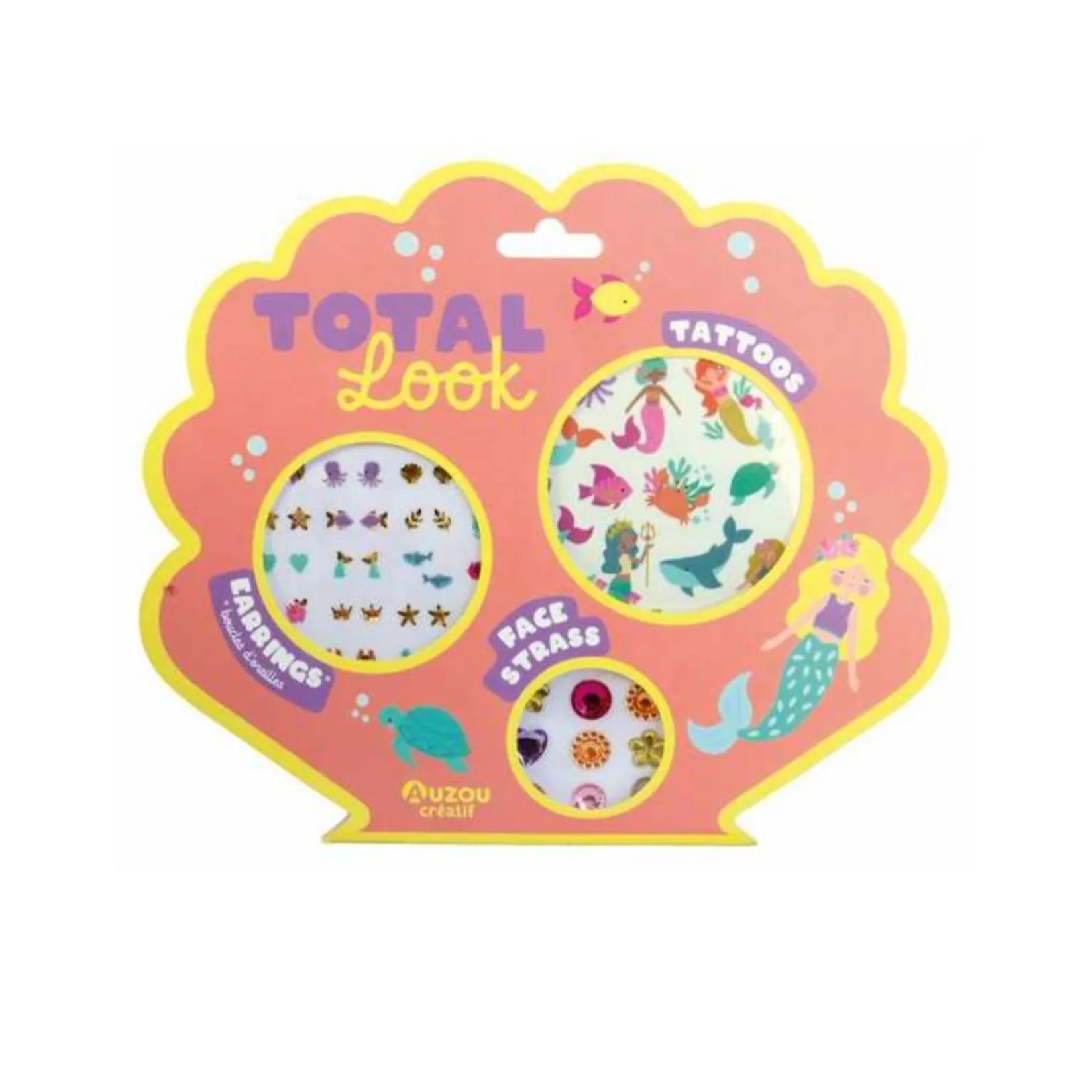 Temporary Tattoos|Diy & Activities>Auzou Total Look Aquamarines