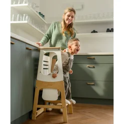 Toucan 3-In-1 Learning Tower - Natural White Learning Towers & Step Stools