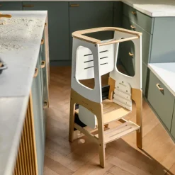 Toucan 3-In-1 Learning Tower - Natural White Learning Towers & Step Stools