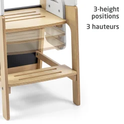 Toucan 3-In-1 Learning Tower - Natural White Learning Towers & Step Stools