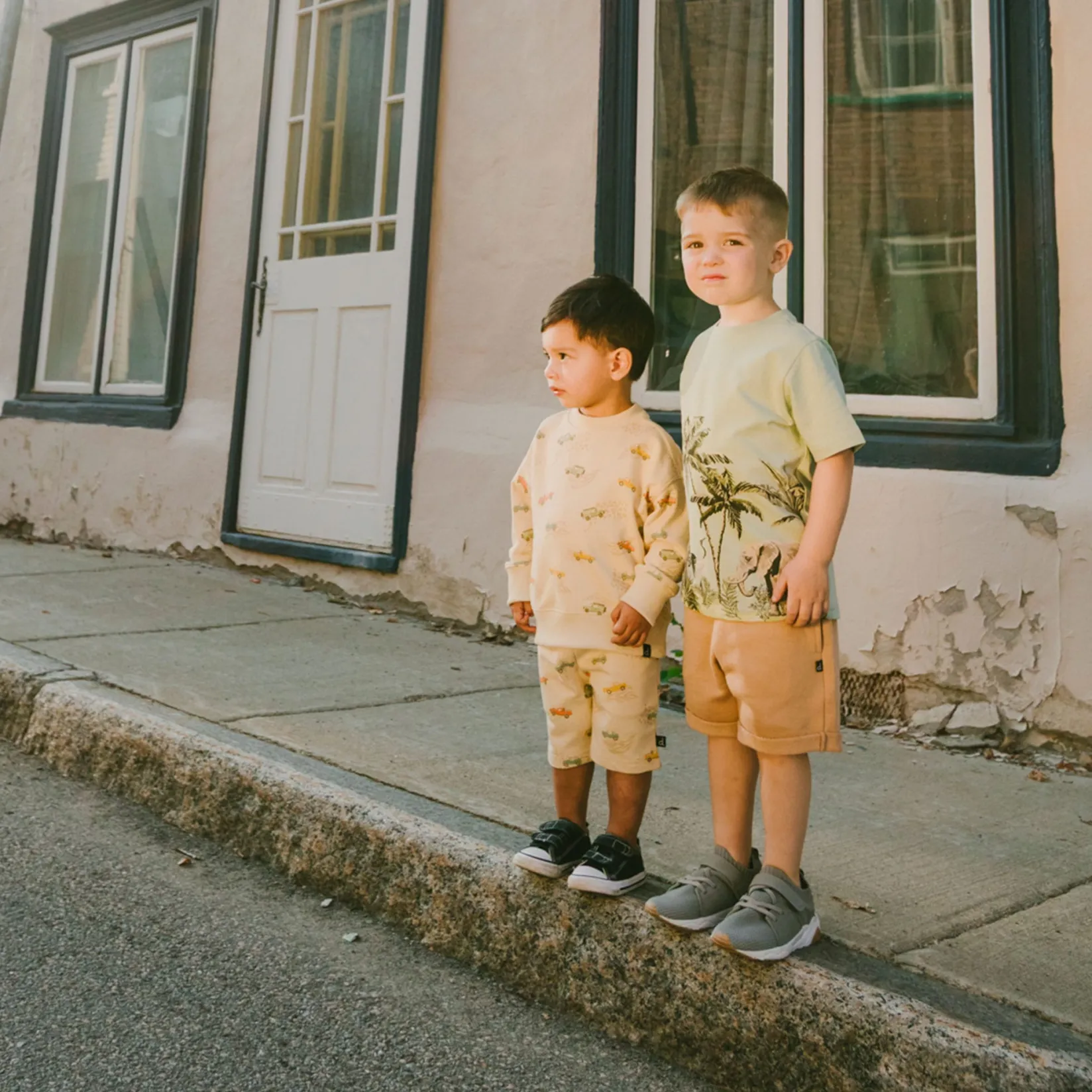 Tops>Deux par Deux Trail Safari T-shirt 3-6 Mint