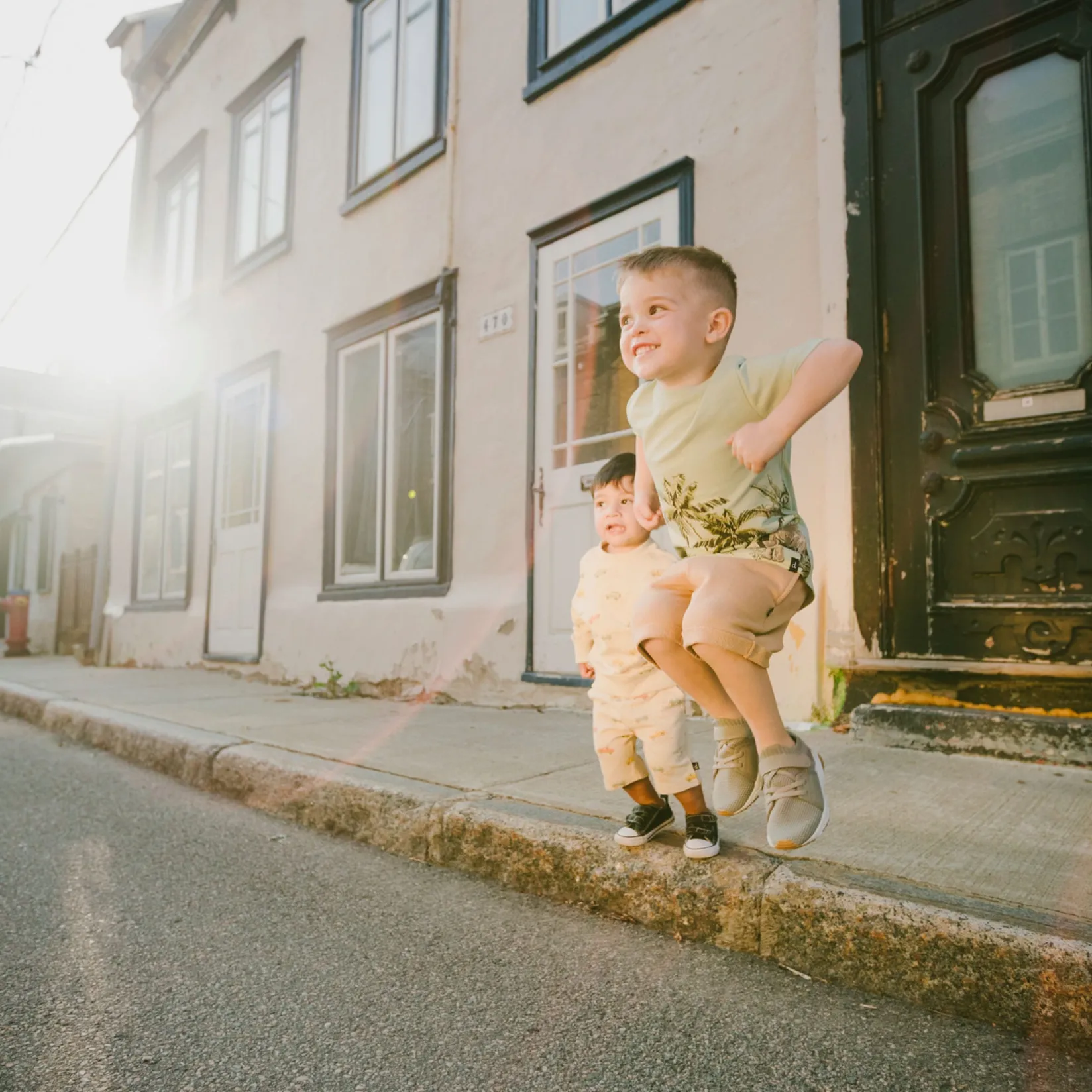 Tops>Deux par Deux Trail Safari T-shirt 3-6 Mint