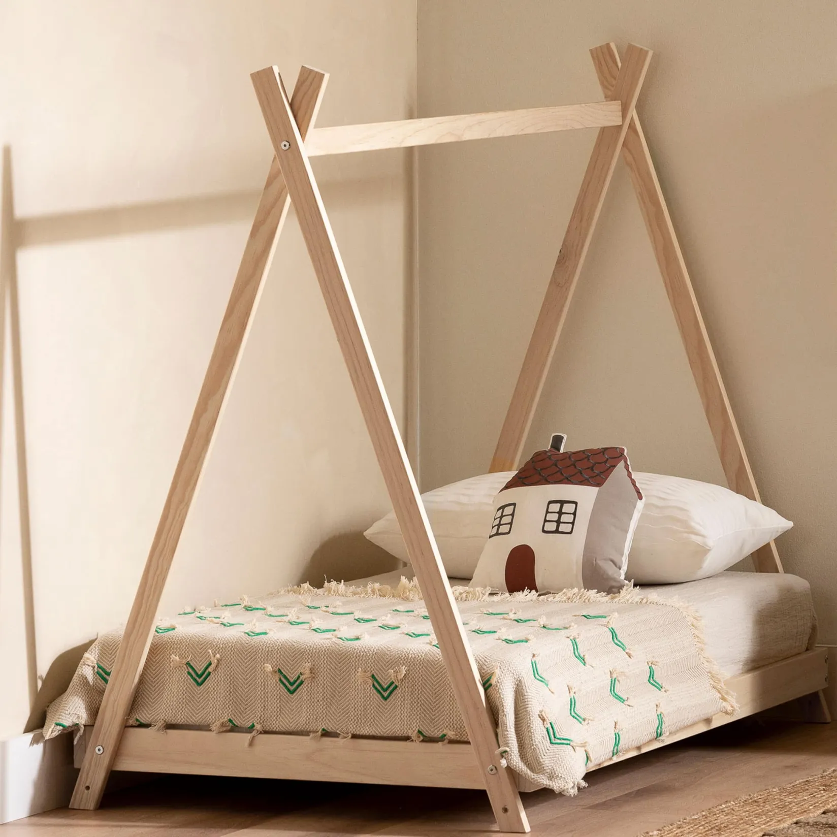 Online Transition Bed - Sweedi Natural Wood Cribs & Mattresses|Cribs & Mattresses