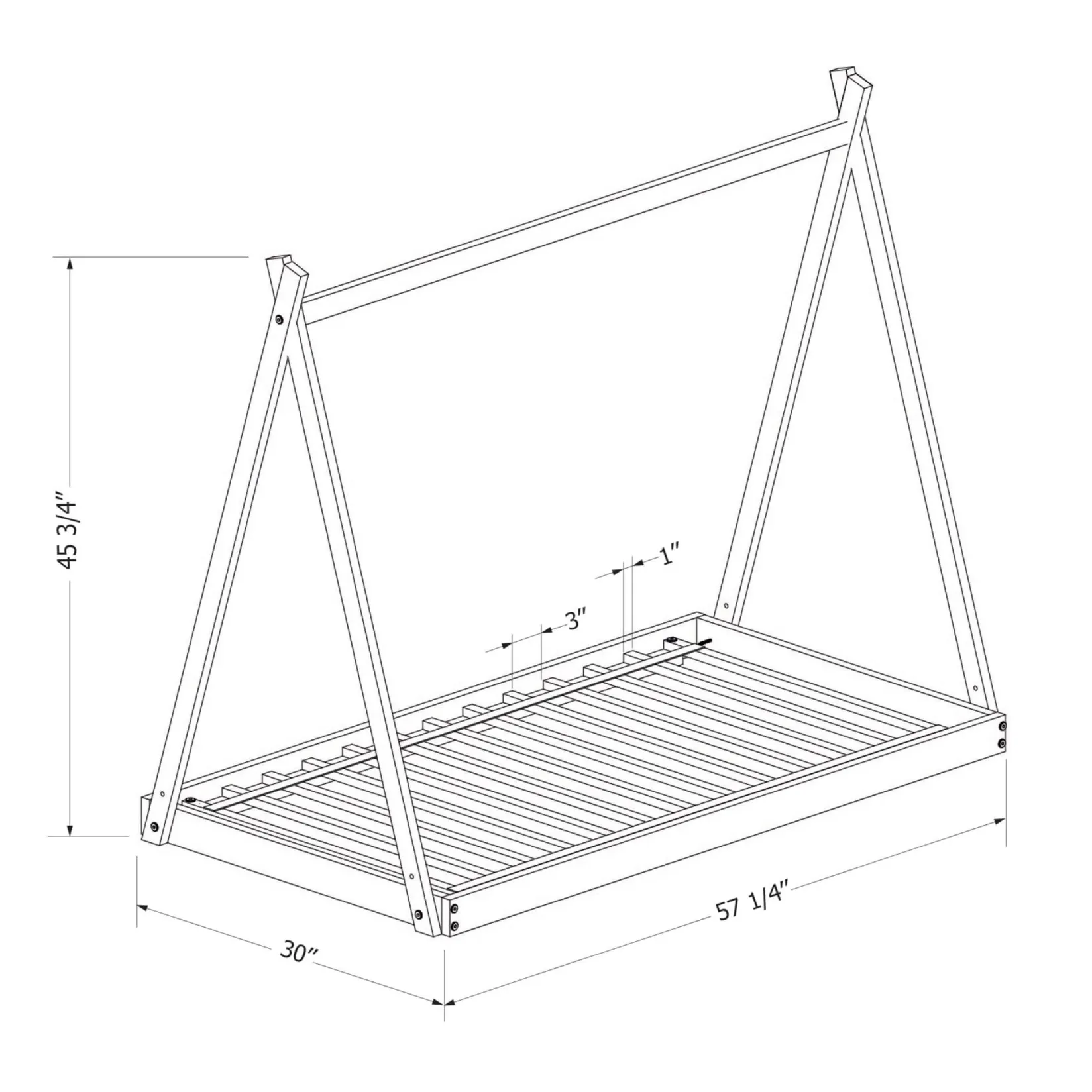 Online Transition Bed - Sweedi Natural Wood Cribs & Mattresses|Cribs & Mattresses