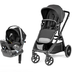 Strollers|Strollers & Trailers>Peg Perego Travel System Ypsi True Black
