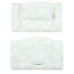 High Chairs & Booster Seats|High Chairs & Booster Seats>Stokke Tripp Trapp High Chair V2 Glacier Green, Mosaic Green Cushion and Strokke Whithe Tray