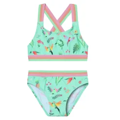 Swimsuits>Color Kids Tropical Aop Uv Bikini 4-12 Turquoise