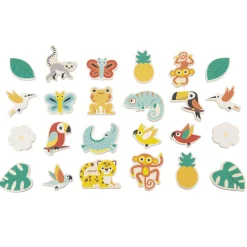Diy & Activities>Janod Tropical Magnet Set 24 Pieces
