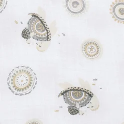 Blankets|Blankets>Perlimpinpin Turtle Muslin Blanket