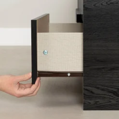 Clearance Twin Bed and Headboard Set - Fynn Gray Oak Twin, Full & Queen Beds